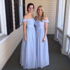 Baby blue formal dress